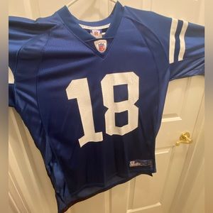 Colts Blue Peyton Manning Jersey - size L